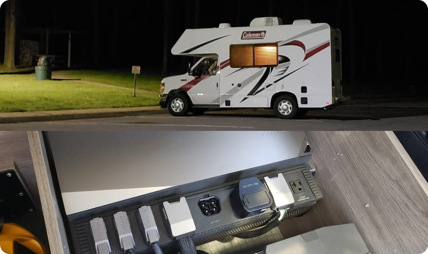 Discovering DELTA battery solutions on Kickstarter revolutionized my remote work and RV lifestyle. I easily installed Power Kits, providing 15kWh of power for my laptop, router, lights, and more. 