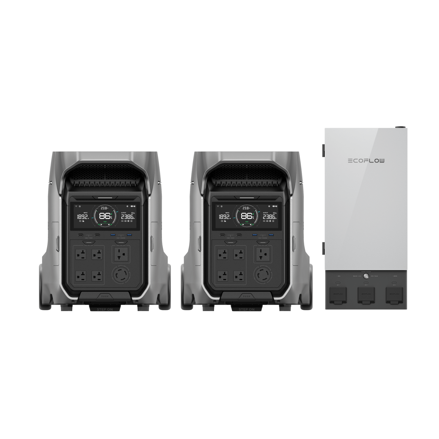 2 x EcoFlow DELTA Pro 3+ 1 x Smart Home Panel 2 (12kWh)